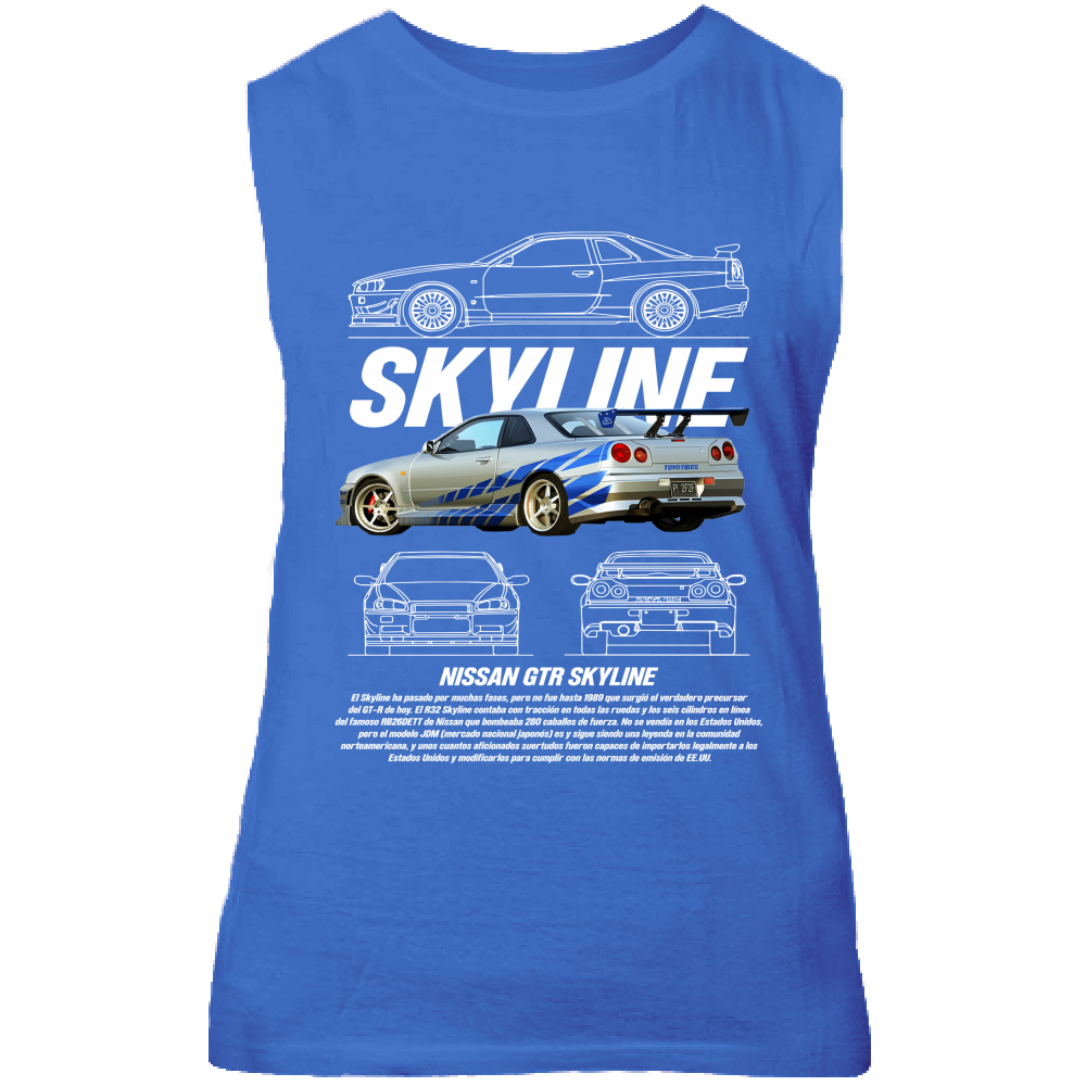 Canotta Unisex skyline gtr