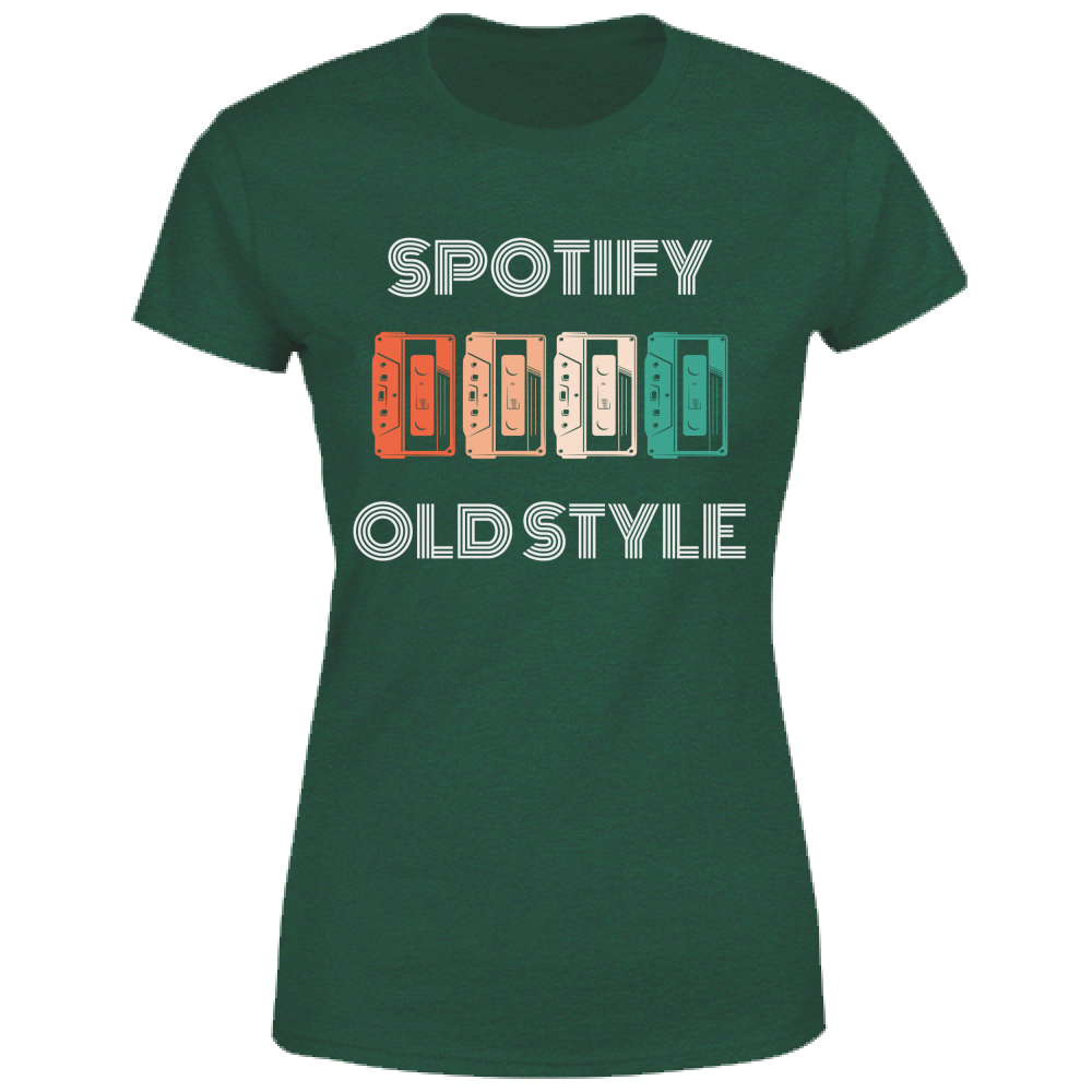 T-Shirt Donna spotify old style