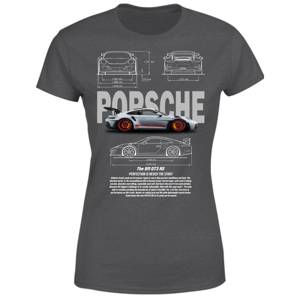T-Shirt Donna porsche gt3-2