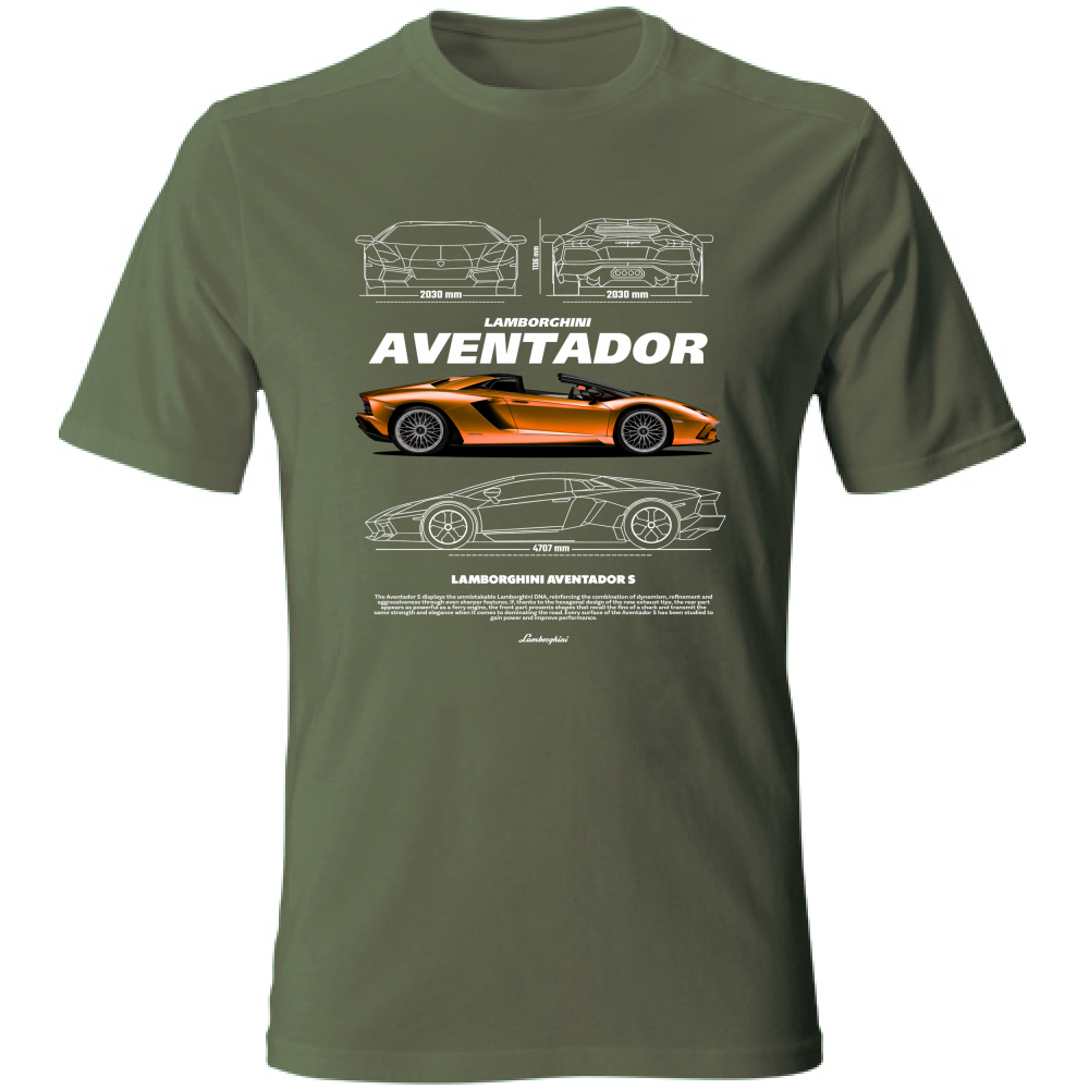 T-Shirt Unisex lambo aventador1