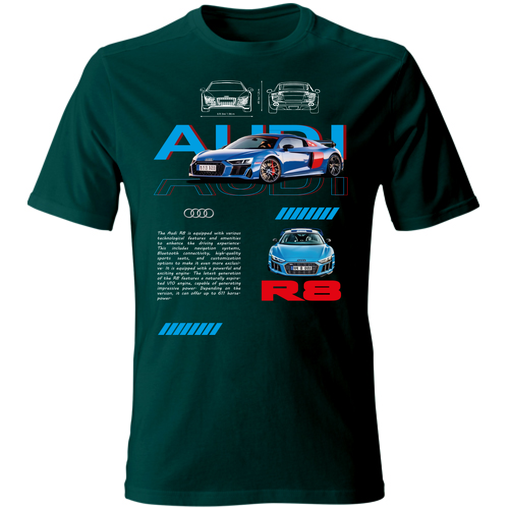 T-Shirt Unisex audi r8