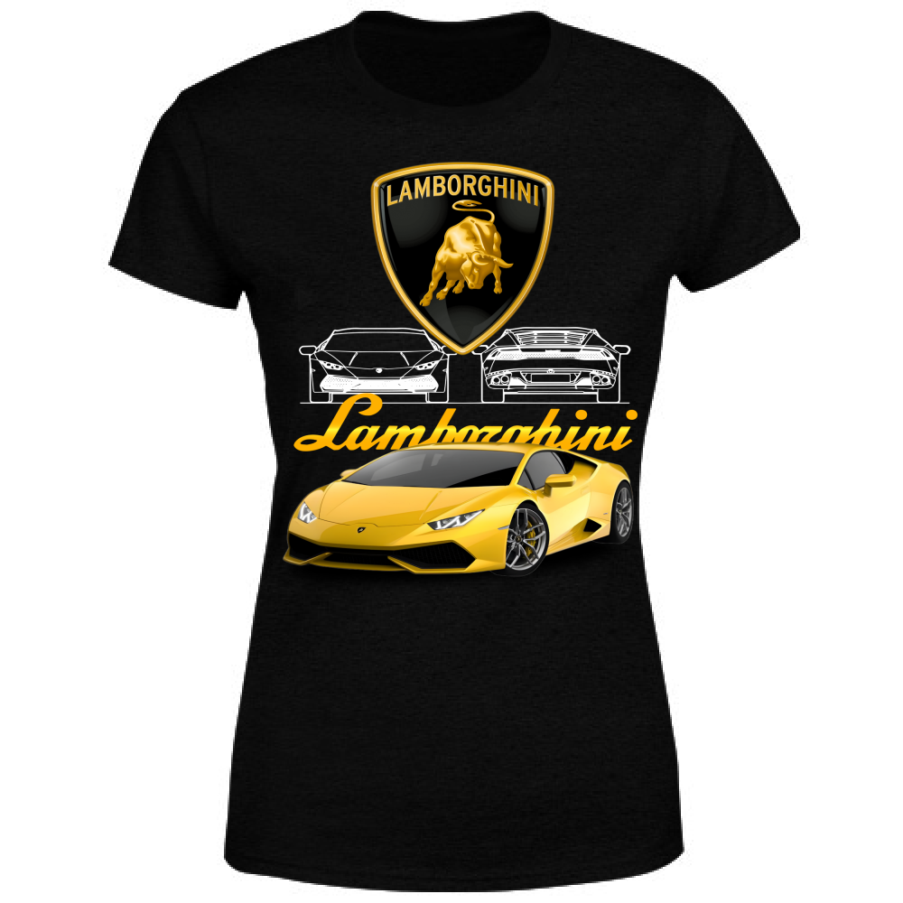 T-Shirt Donna lambo huracan1