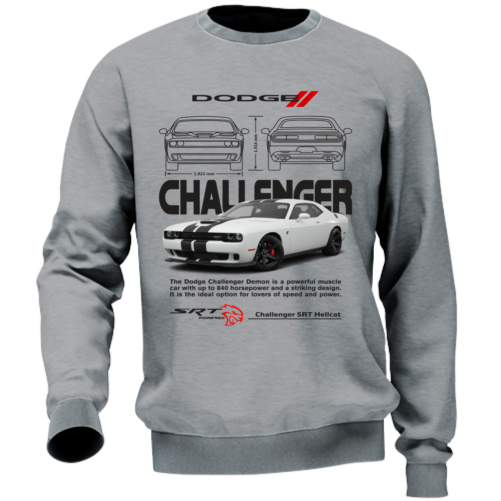 Felpa Unisex challenger black