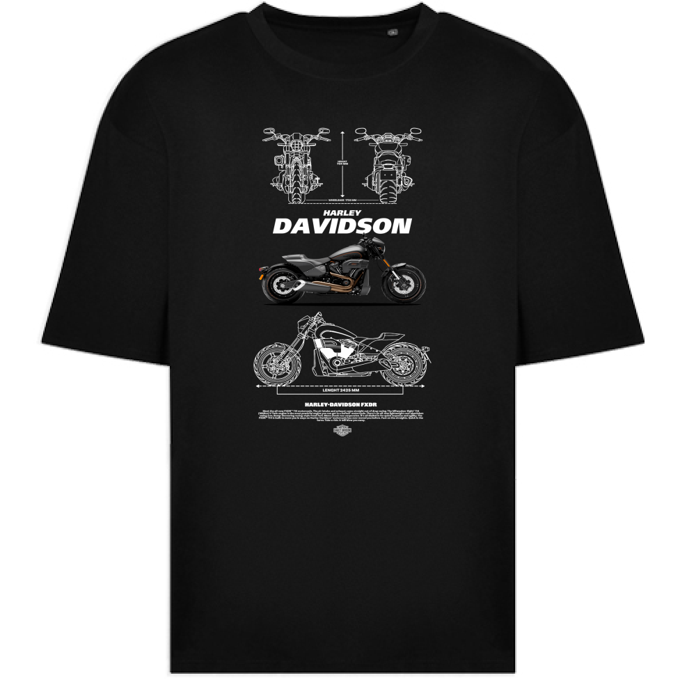 T-Shirt Oversize harley davidson 1