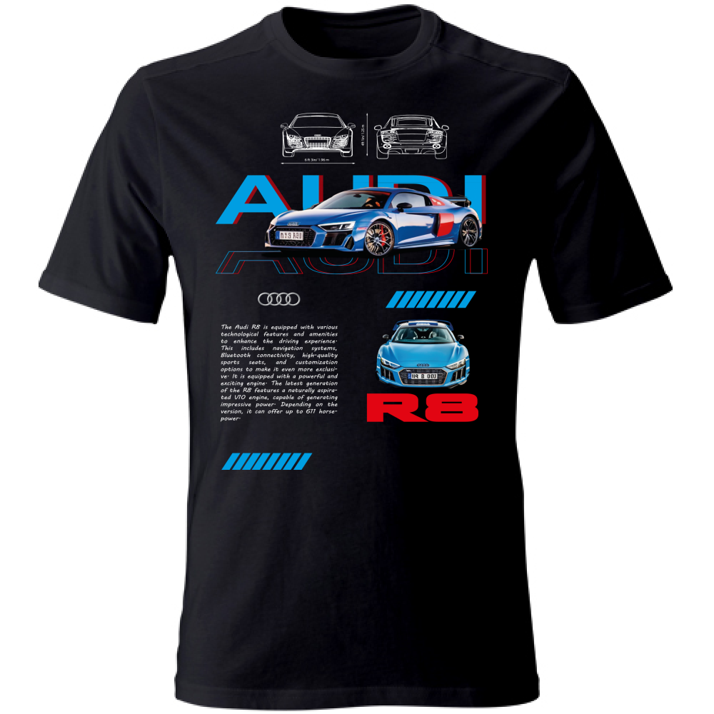 T-Shirt Unisex audi r8