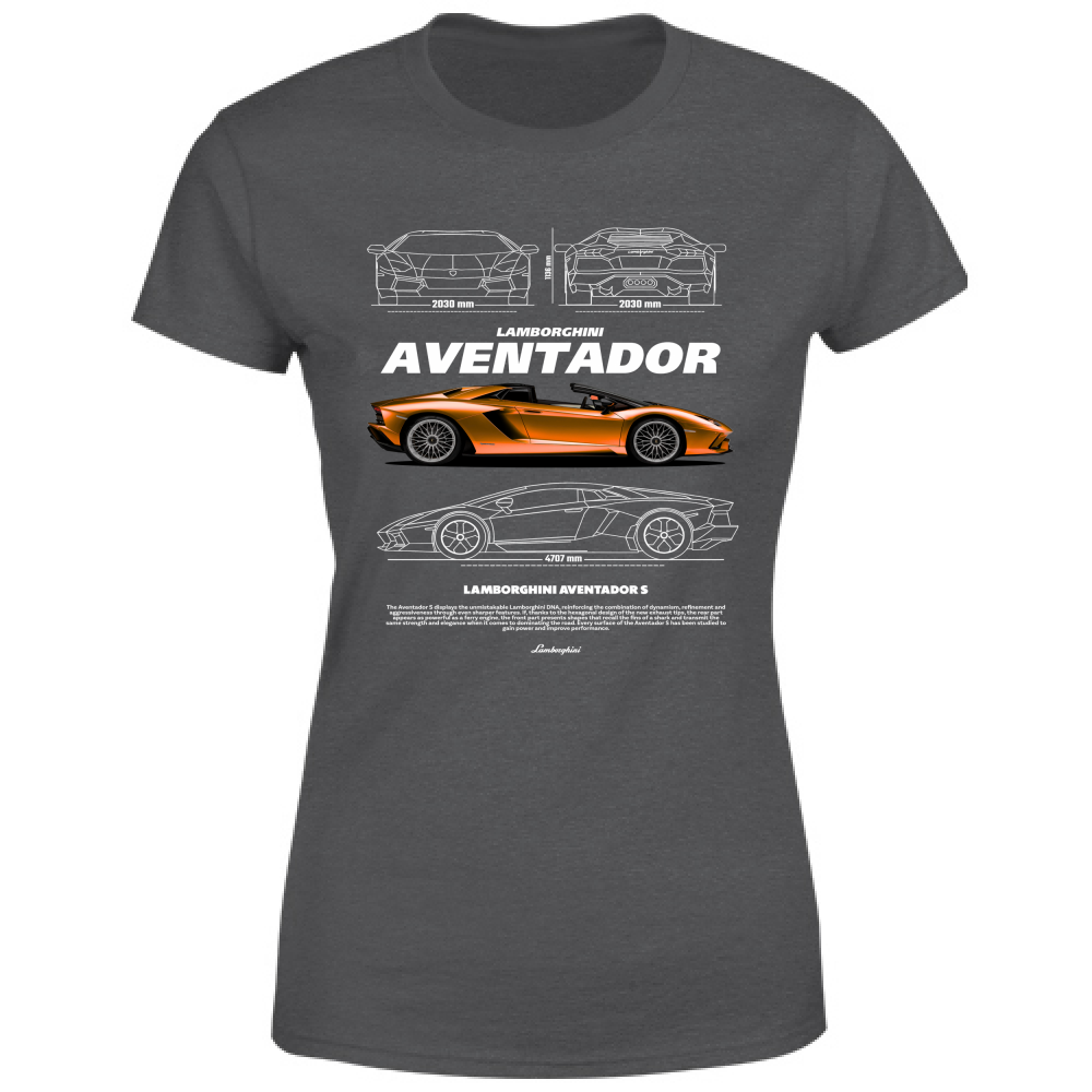 T-Shirt Donna lambo aventador1
