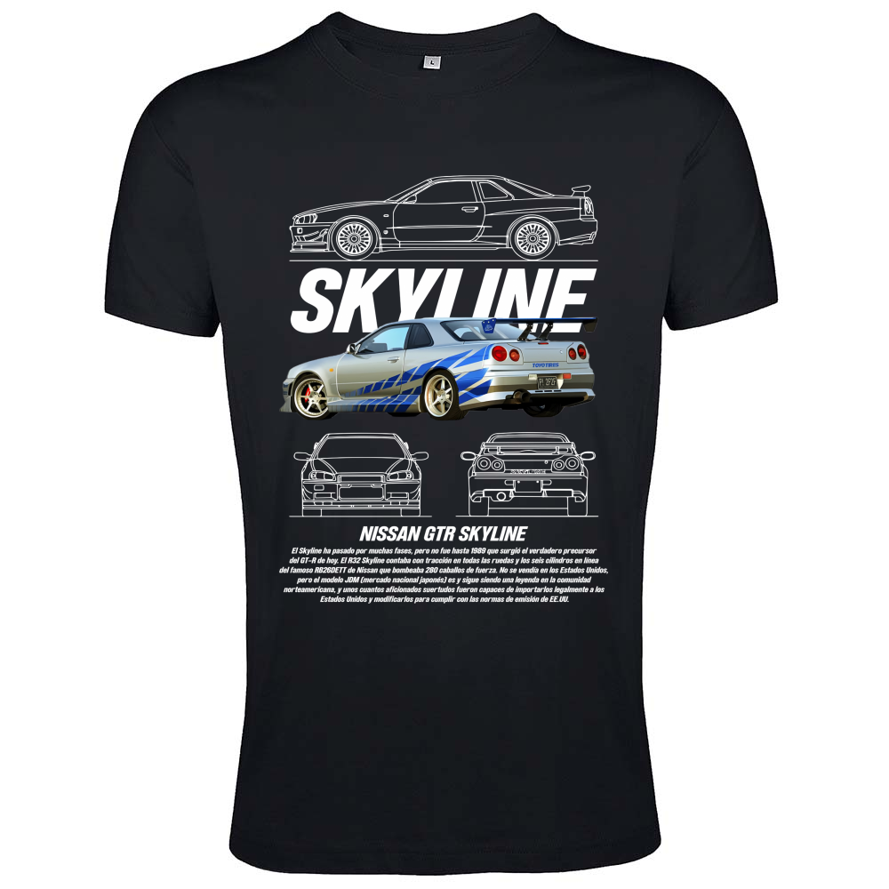 T-Shirt Men Fit skyline gtr