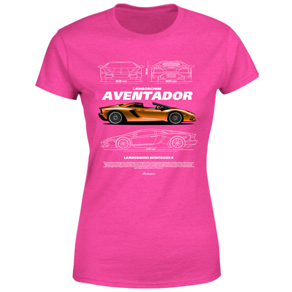 T-Shirt Donna lambo aventador1