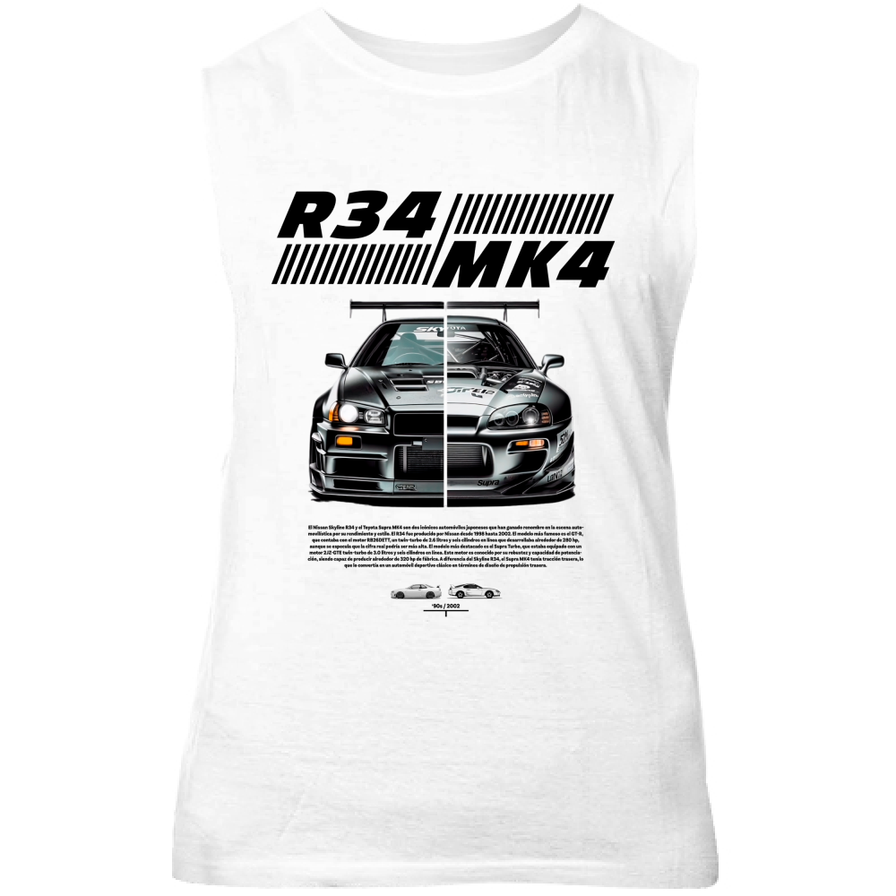 Canotta Unisex r34-mk4 Supra
