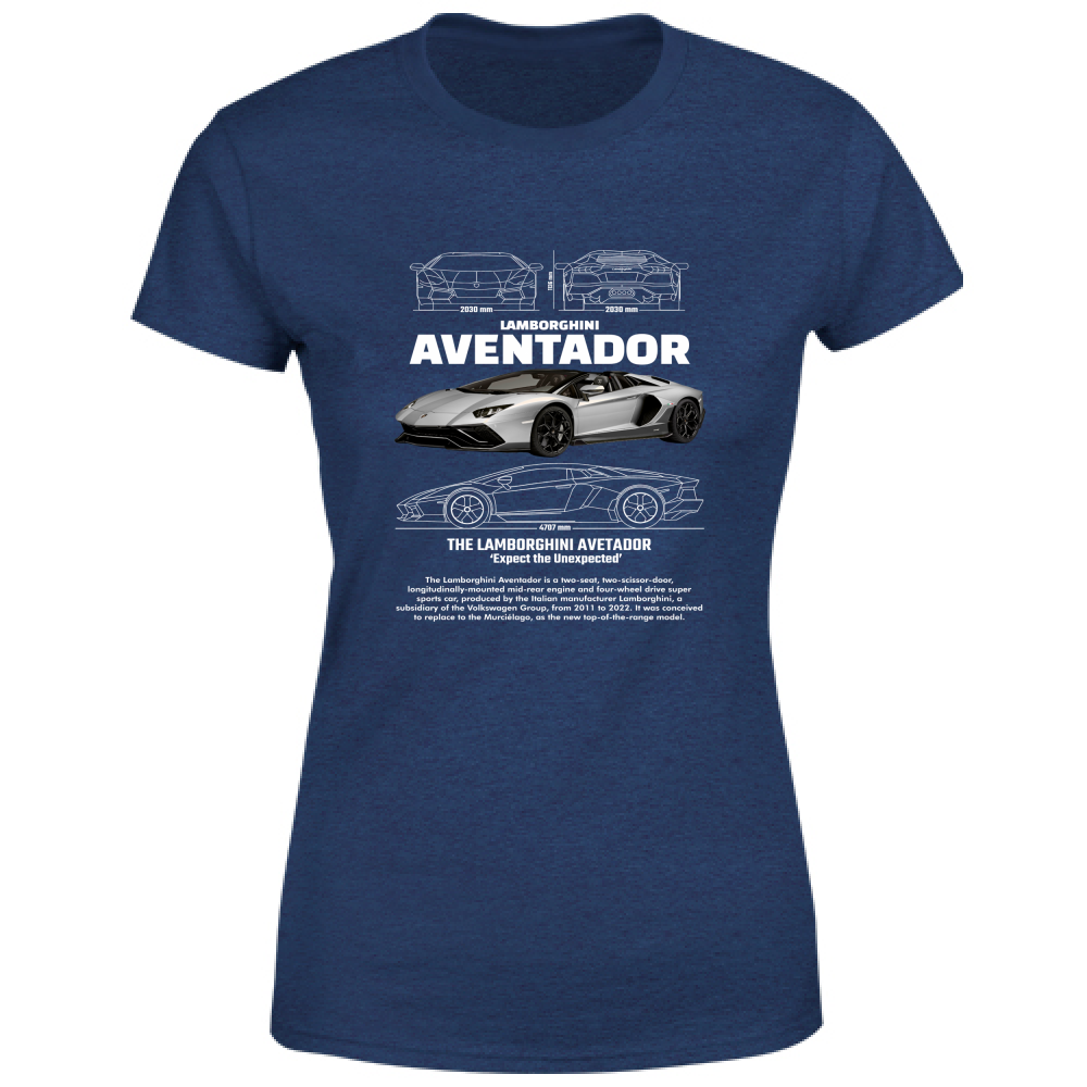 T-Shirt Donna lambo aventador2