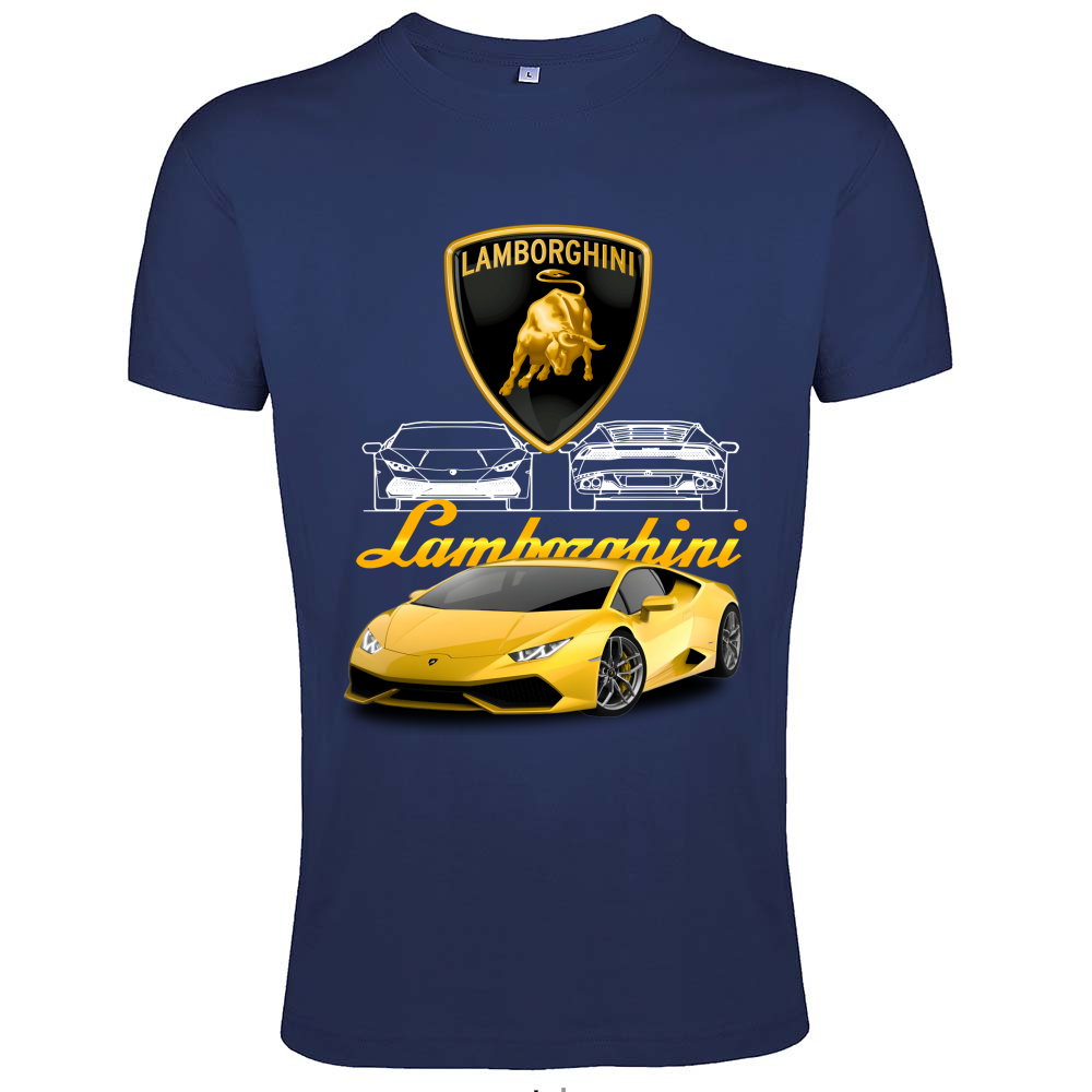 T-Shirt Men Fit lambo huracan1
