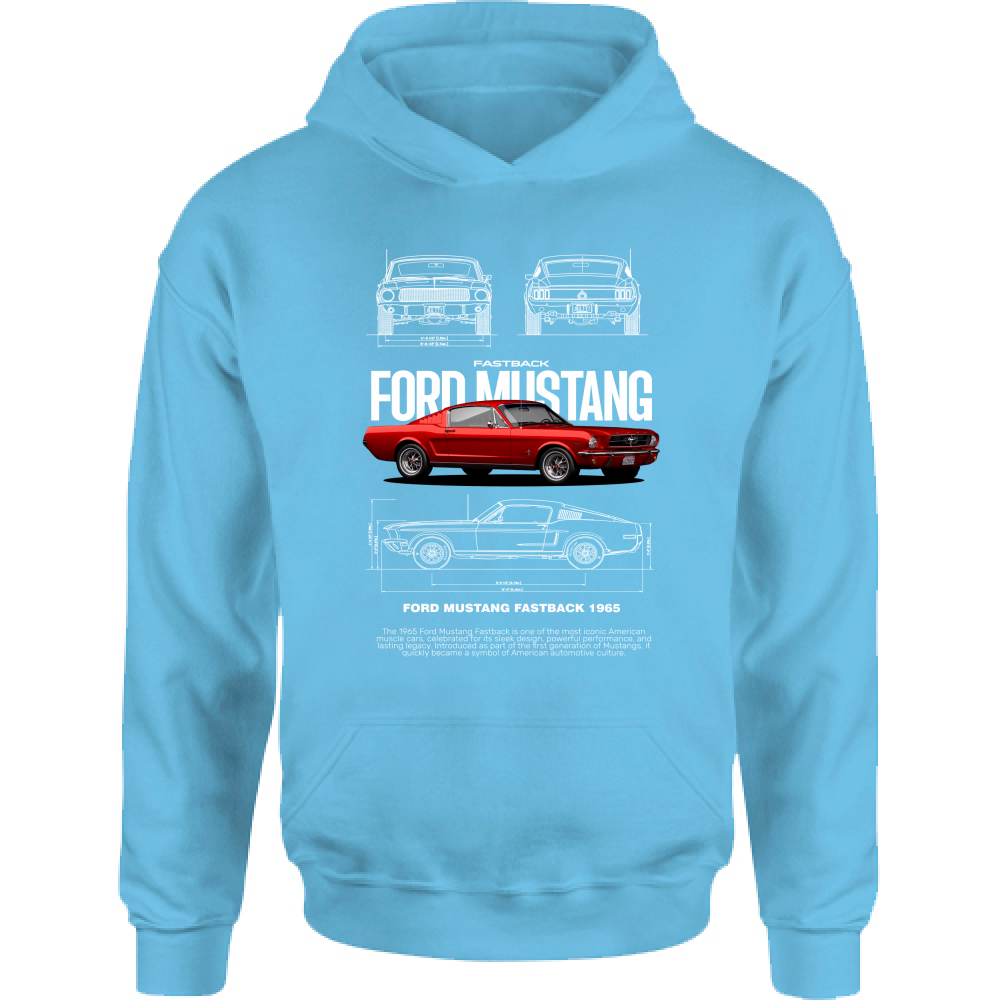 Felpa Bambino con Cappuccio mustang67