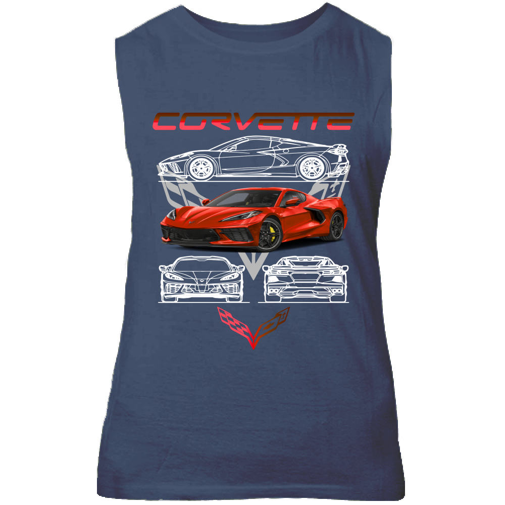 Canotta Unisex corvette