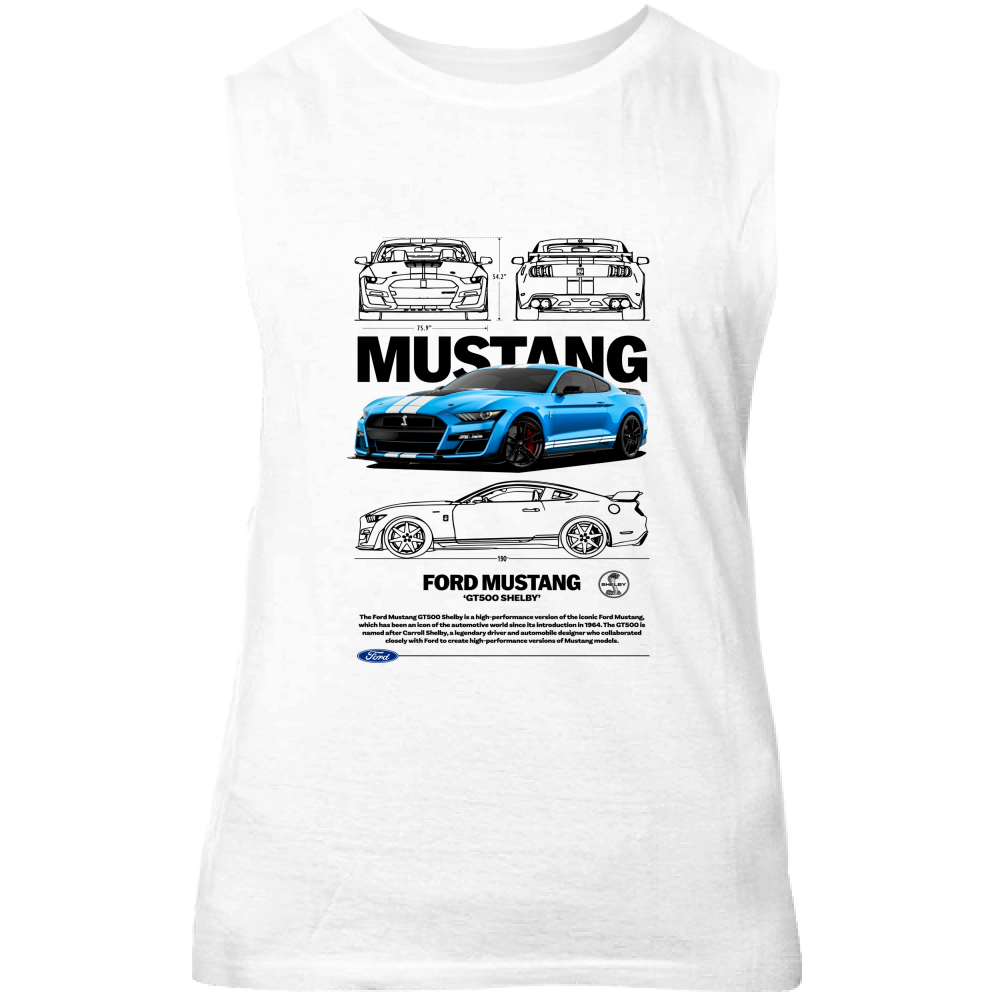 Canotta Unisex mustang gt black
