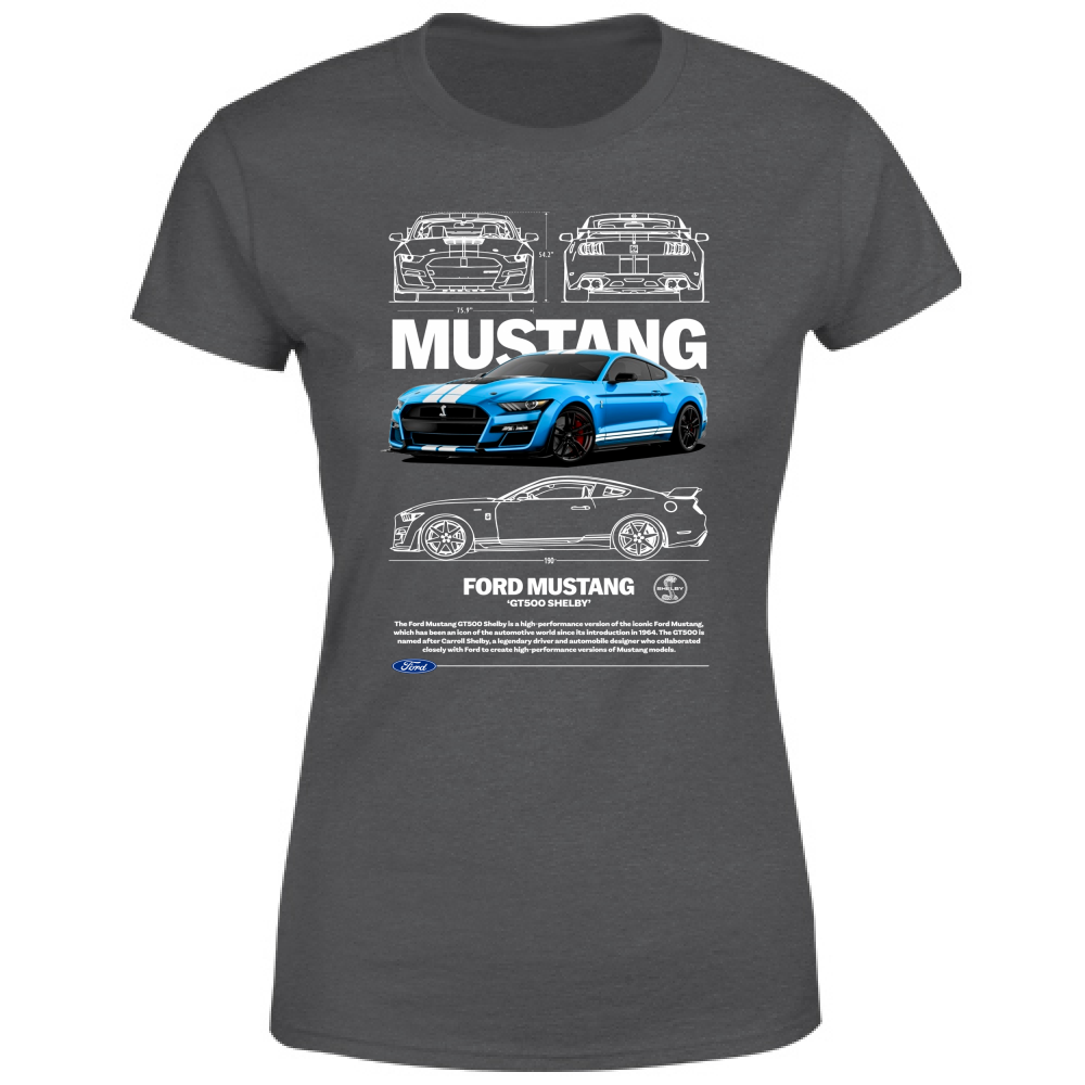 T-Shirt Donna mustang shelby1