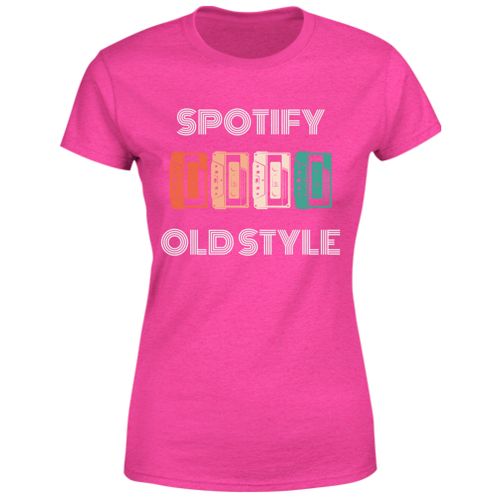 T-Shirt Donna spotify old style