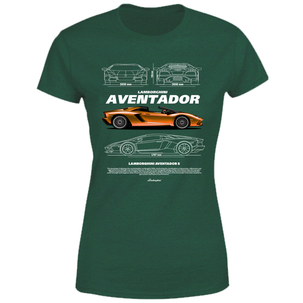 T-Shirt Donna lambo aventador1
