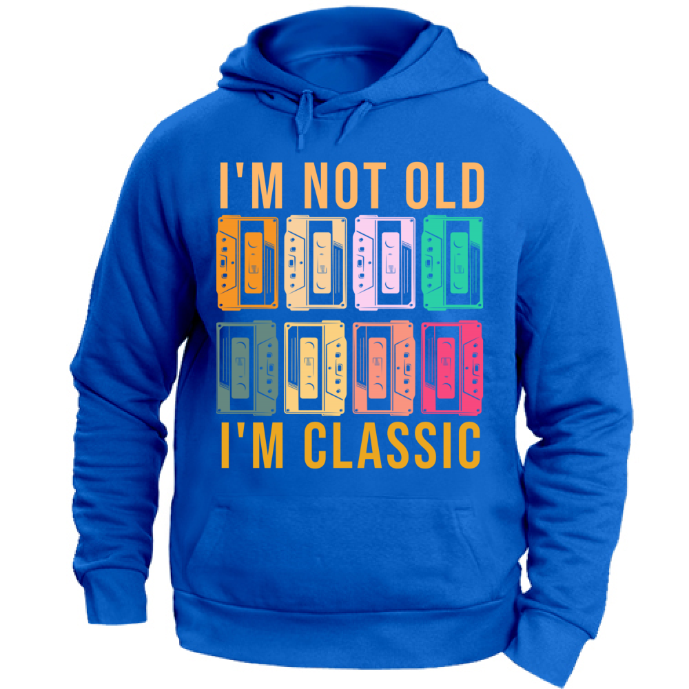 Felpa Unisex con Cappuccio not old 2