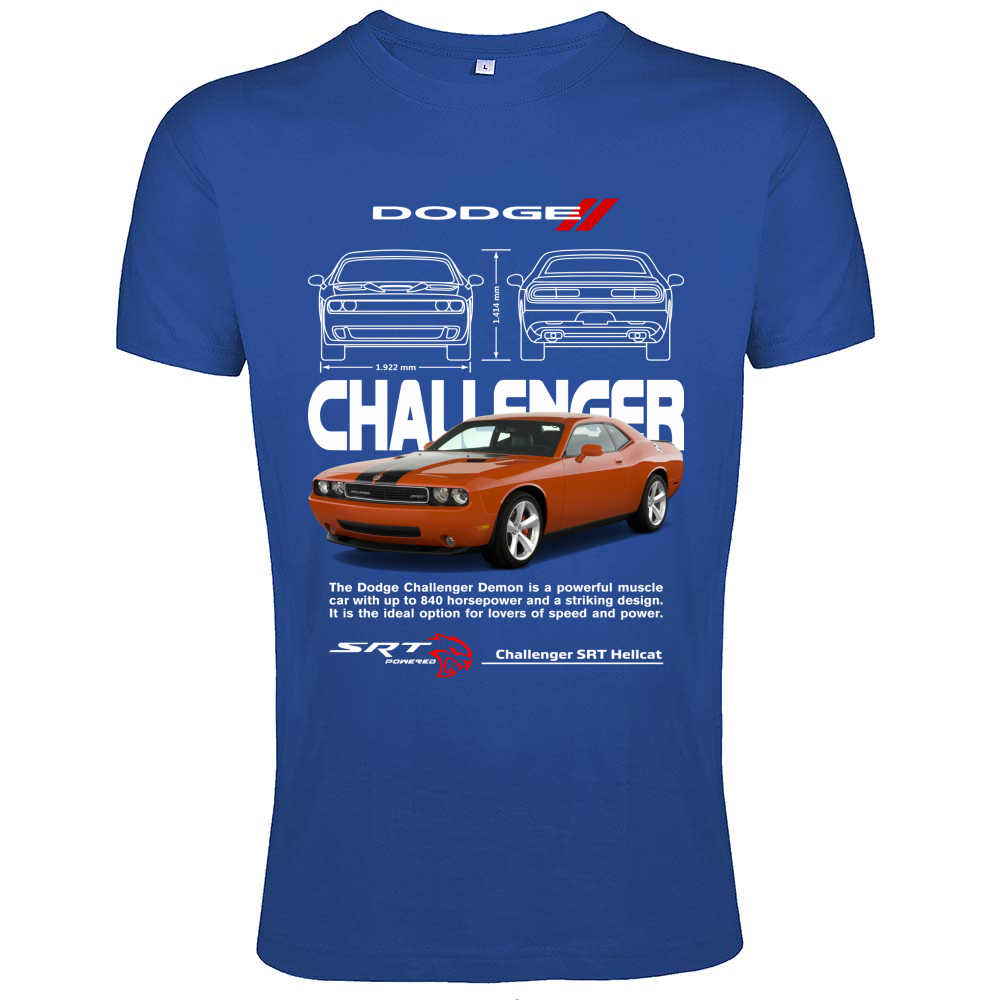T-Shirt Men Fit challenger orange
