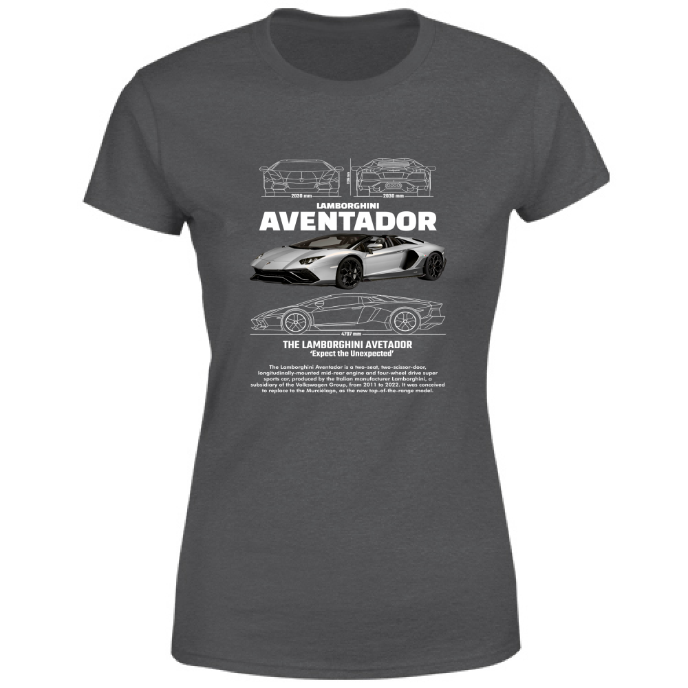 T-Shirt Donna lambo aventador2