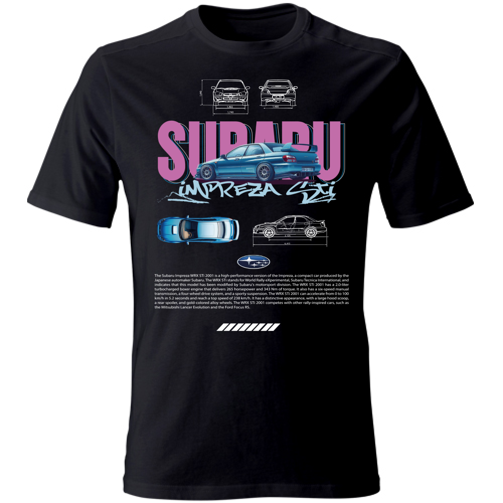 T-Shirt Unisex subaru impreza sti