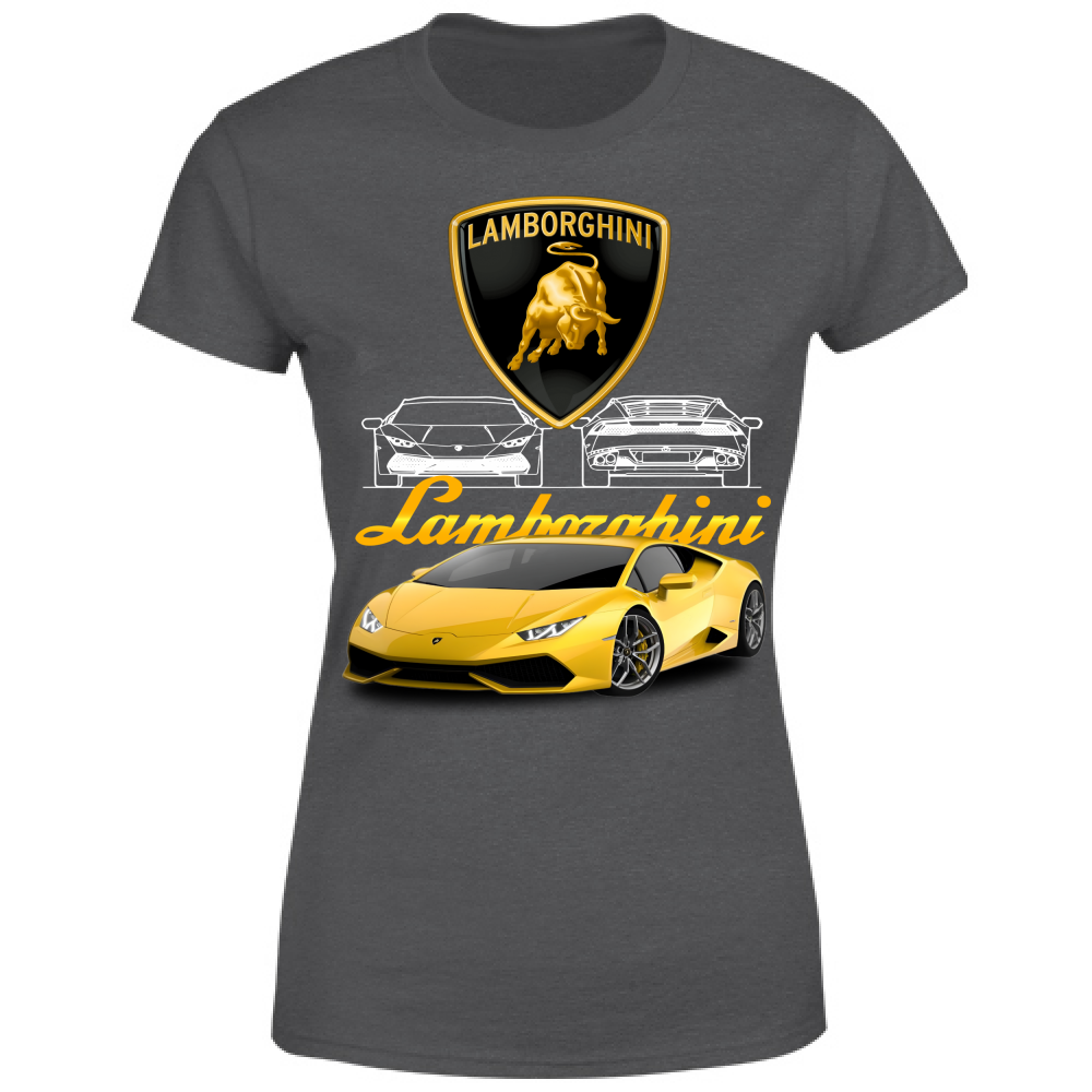 T-Shirt Donna lambo huracan1