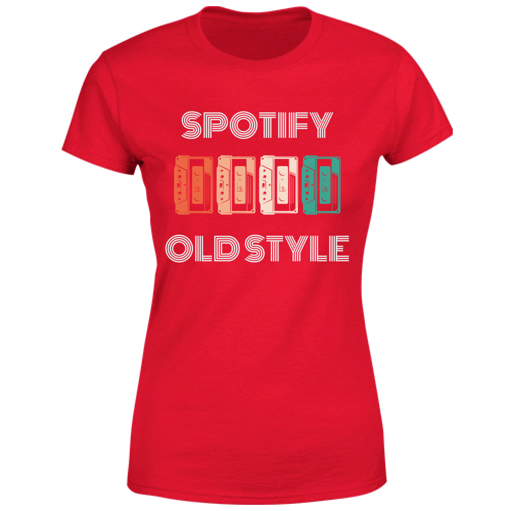 T-Shirt Donna spotify old style
