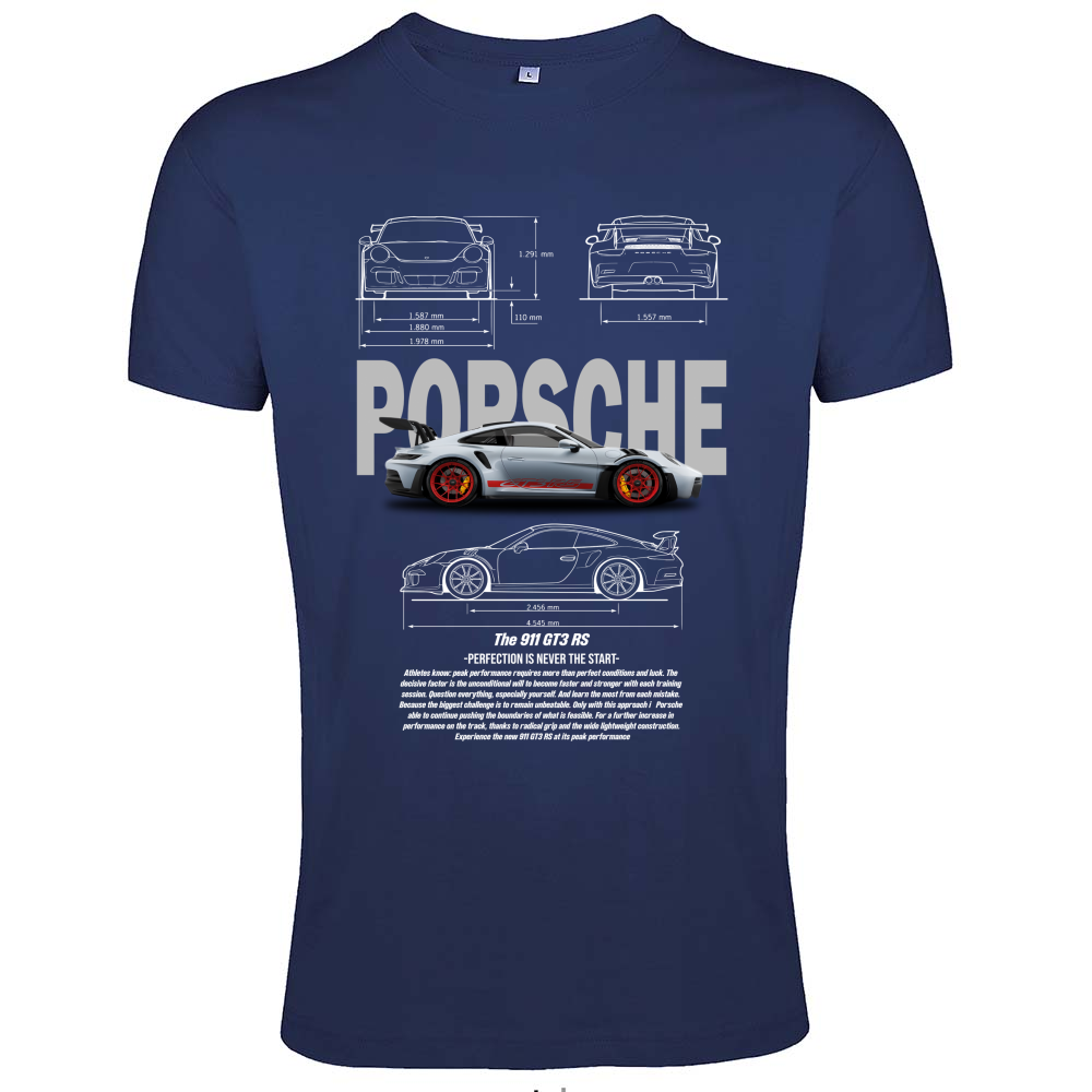 T-Shirt Men Fit porsche gt3-2