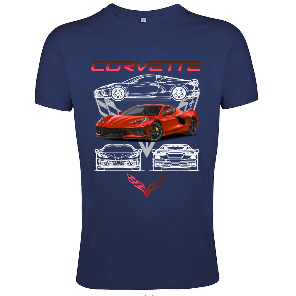 T-Shirt Men Fit corvette