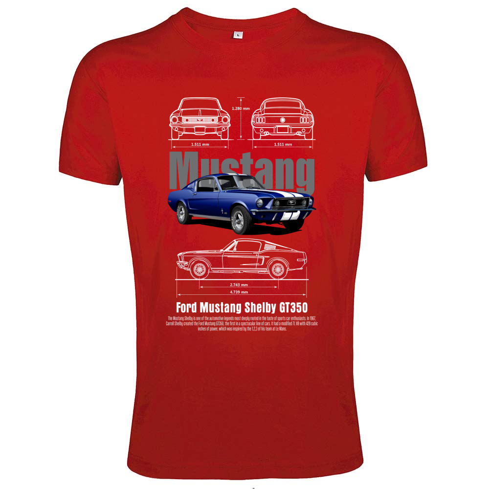T-Shirt Men Fit mustang 2