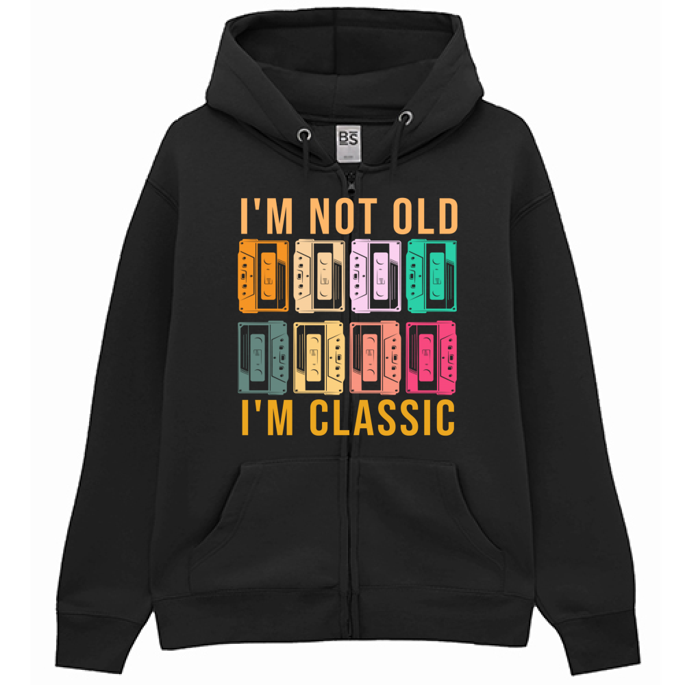 Felpa Premium Cappuccio Zip not old 2