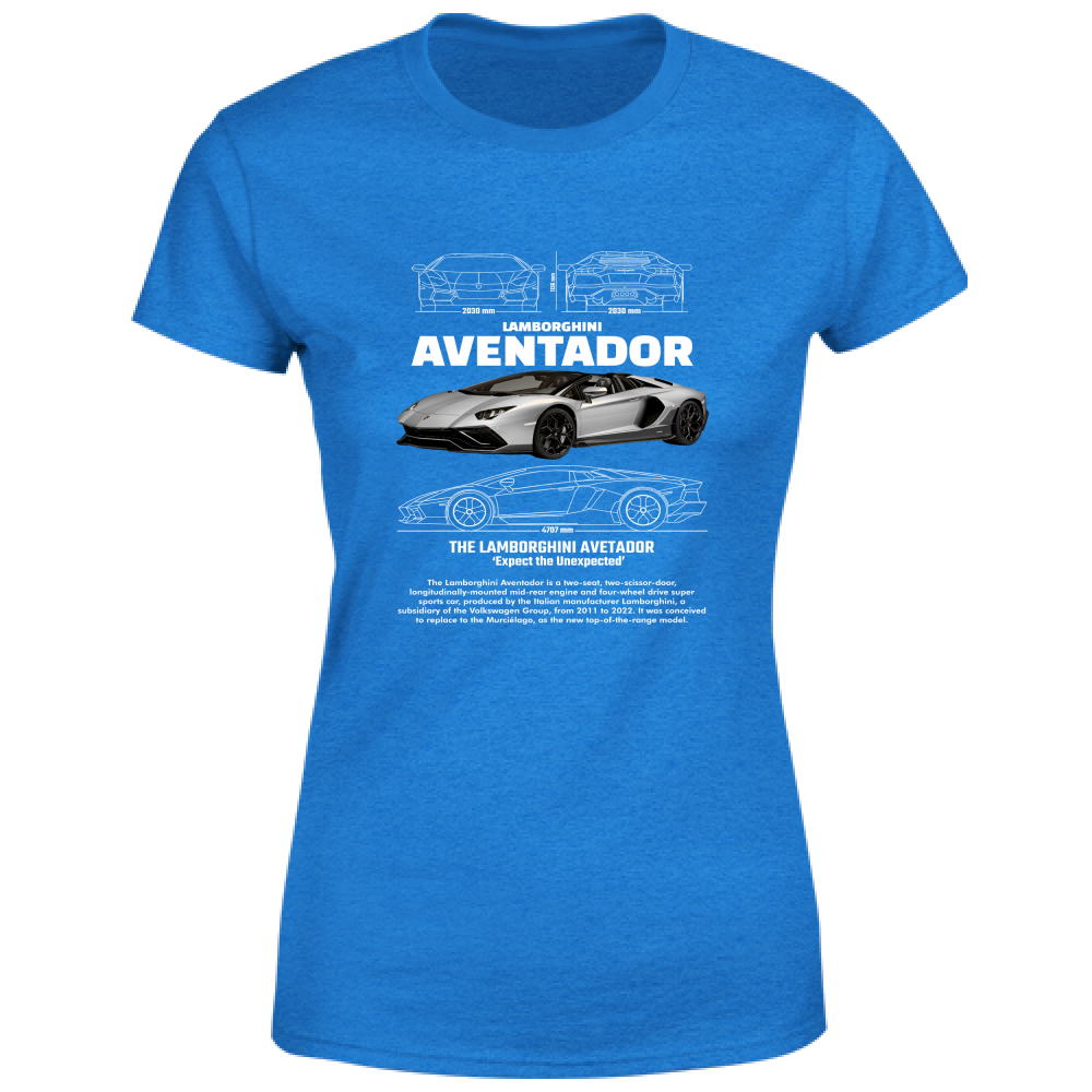 T-Shirt Donna lambo aventador2