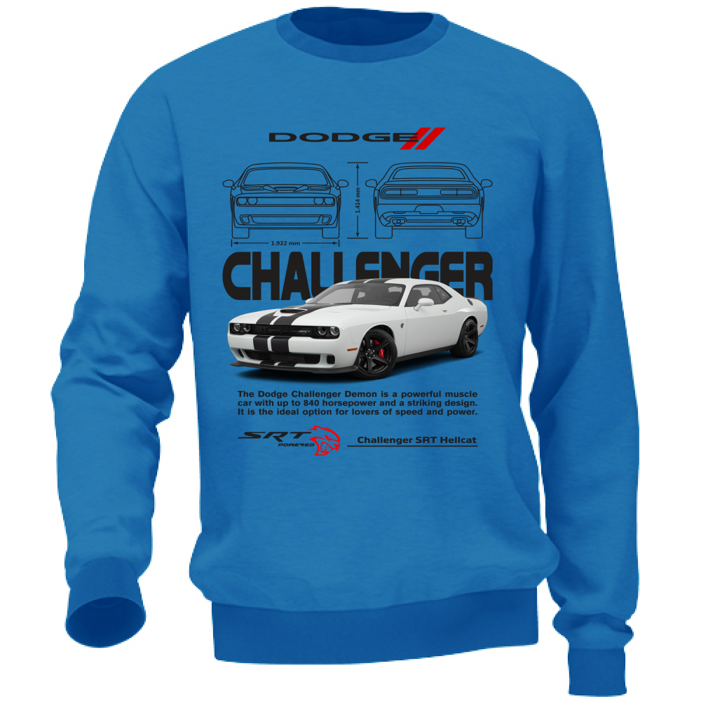 Felpa Unisex challenger black
