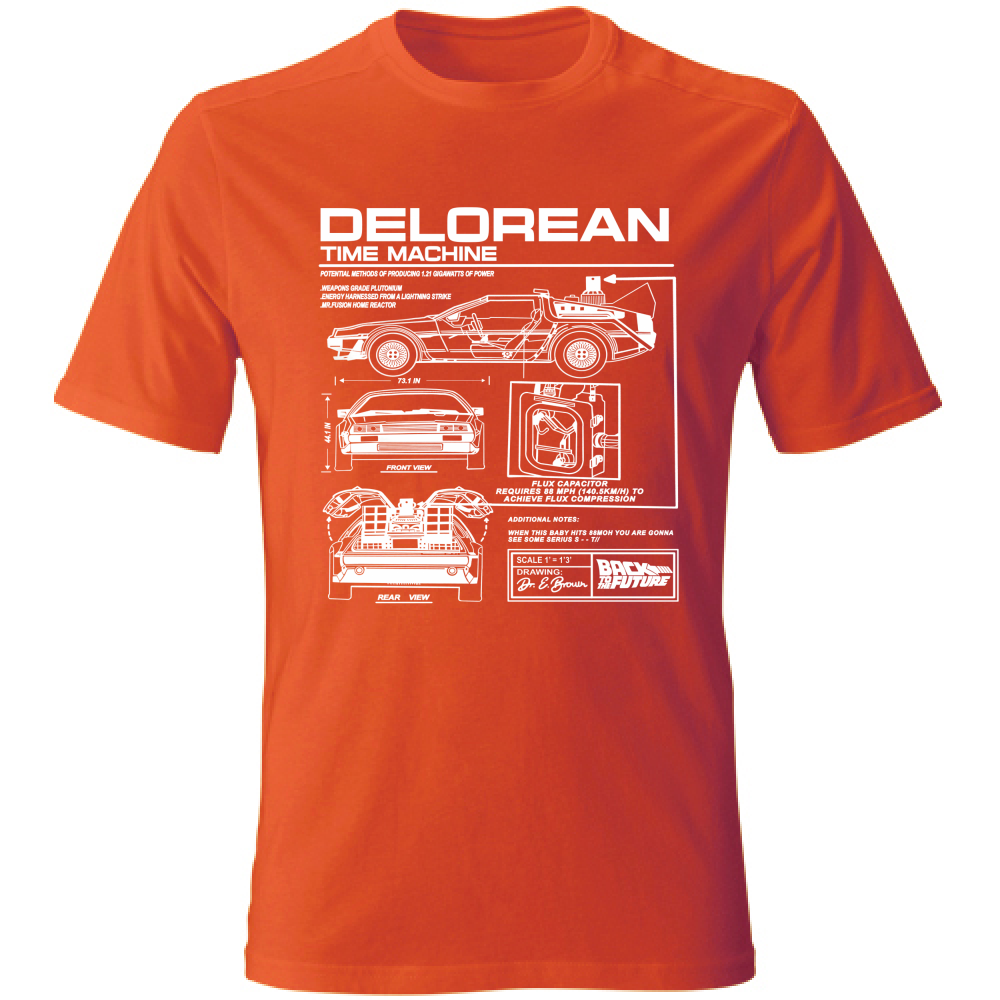 T-Shirt Unisex delorean1