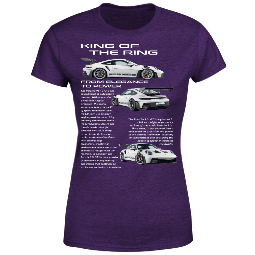 T-Shirt Donna porsche gt3-1