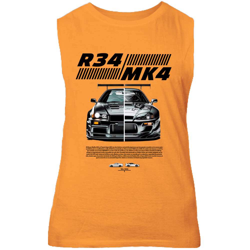 Canotta Unisex r34-mk4 Supra