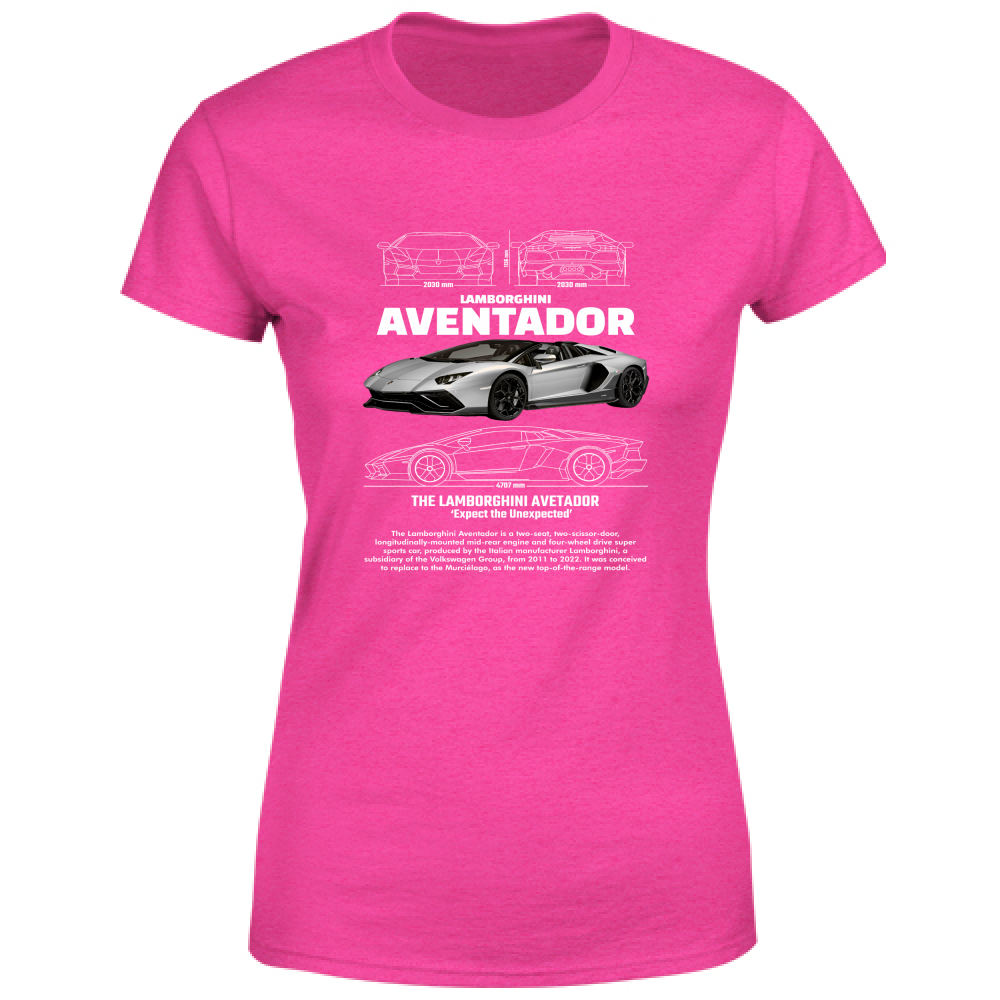 T-Shirt Donna lambo aventador2