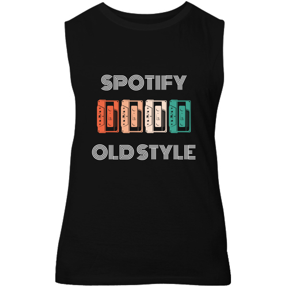 Canotta Unisex spotify old style
