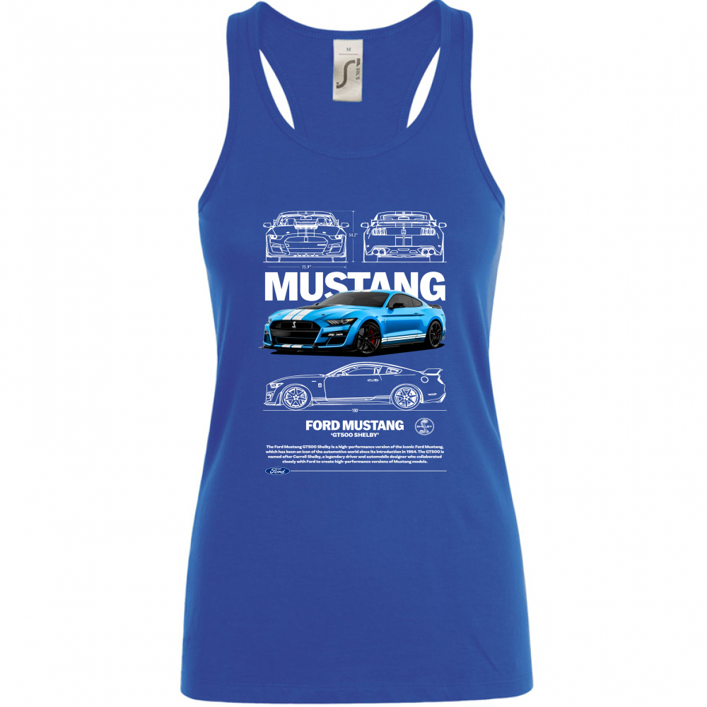 Canotta Donna mustang shelby1