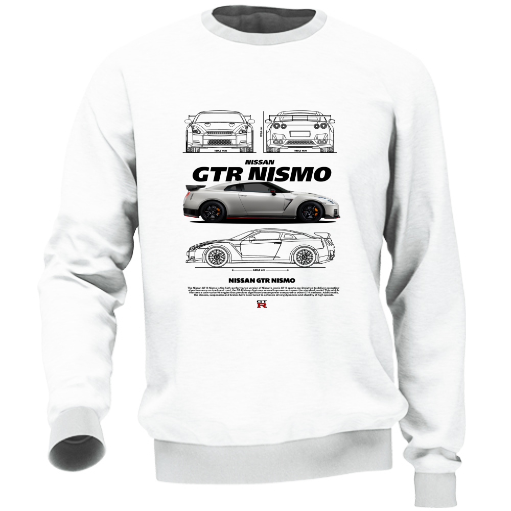 Felpa Unisex nissan gtr nismo black