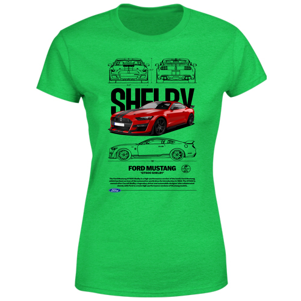 T-Shirt Donna mustang shelby