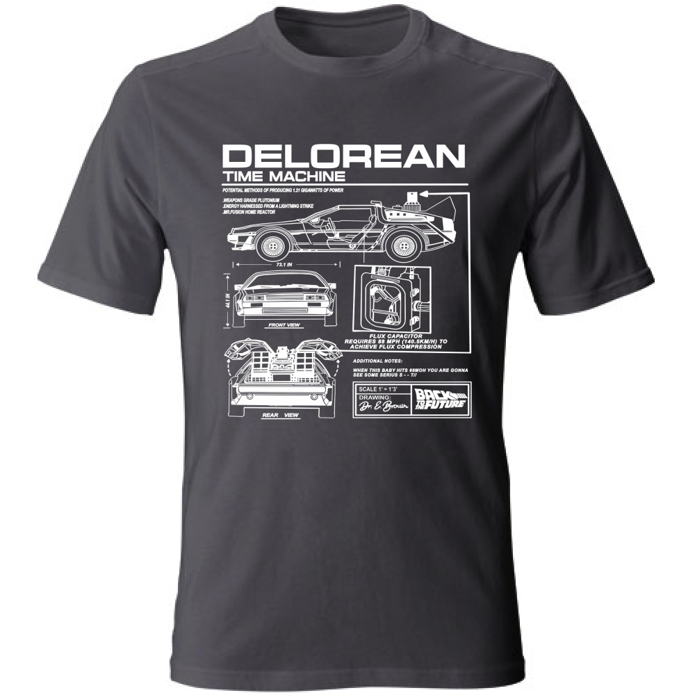 T-Shirt Unisex delorean1