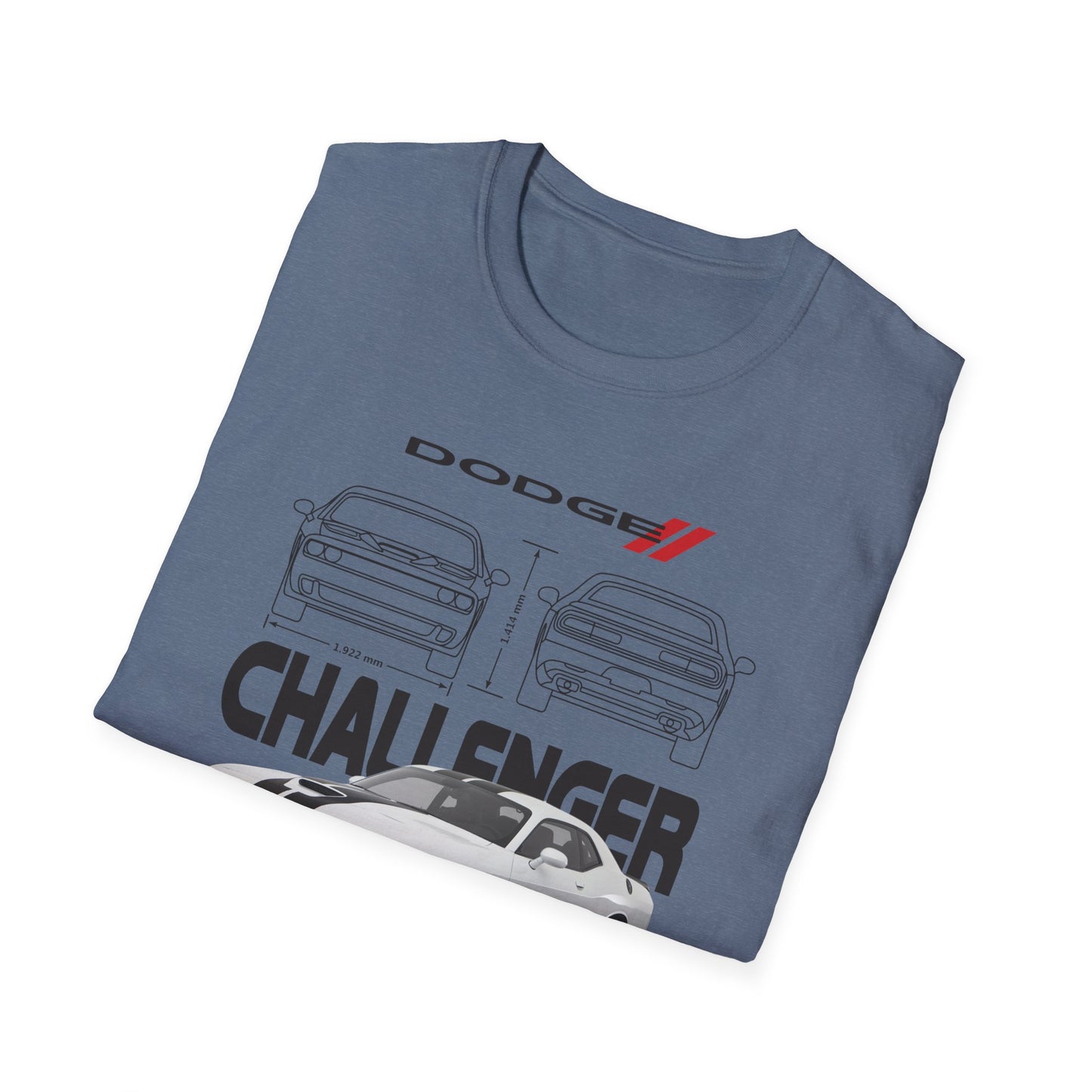 Dodge Challenger Graphic Tee, Car Enthusiast Shirt, Unisex Automotive T-Shirt, Gift for Motorheads, Casual Streetwear