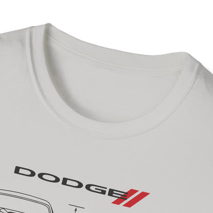 Dodge Challenger Graphic Tee, Car Enthusiast Shirt, Unisex Automotive T-Shirt, Gift for Motorheads, Casual Streetwear