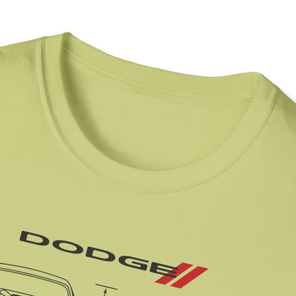 Dodge Challenger Graphic Tee, Car Enthusiast Shirt, Unisex Automotive T-Shirt, Gift for Motorheads, Casual Streetwear