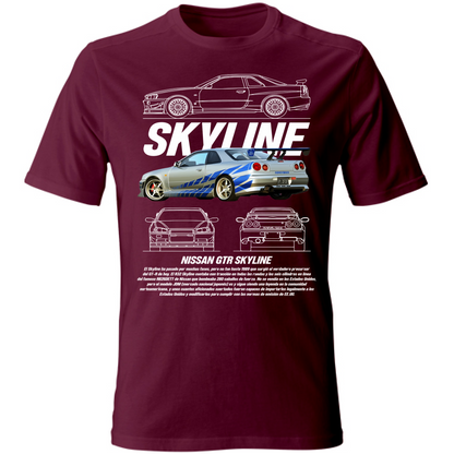 T-Shirt Unisex skyline gtr