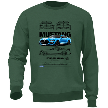Felpa Unisex mustang gt black