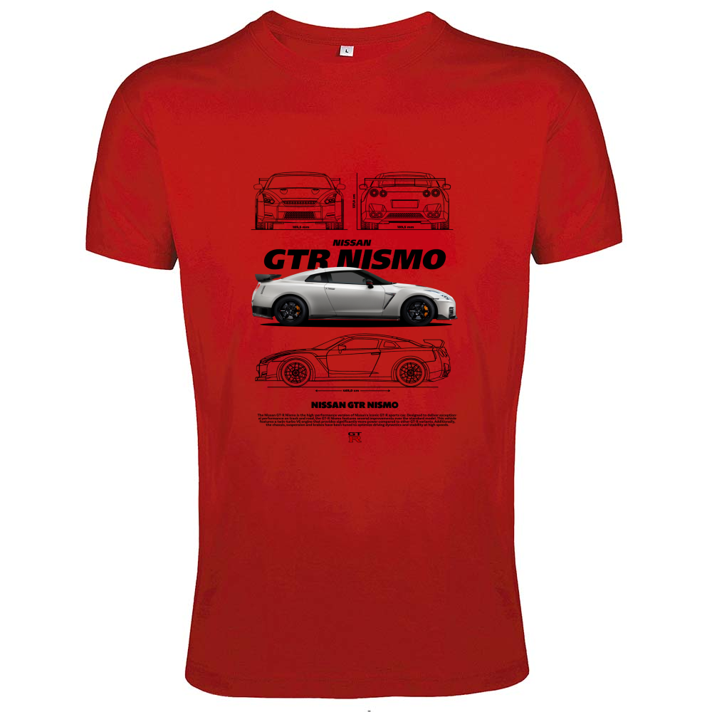 T-Shirt Men Fit nissan gtr nismo black
