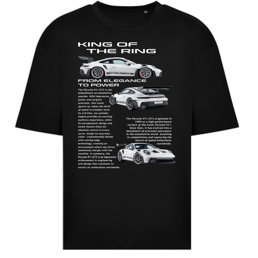 T-Shirt Oversize porsche gt3-1