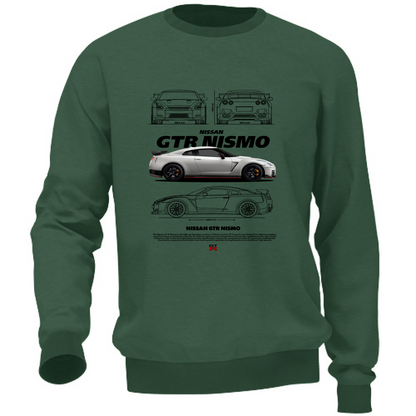 Felpa Unisex nissan gtr nismo black